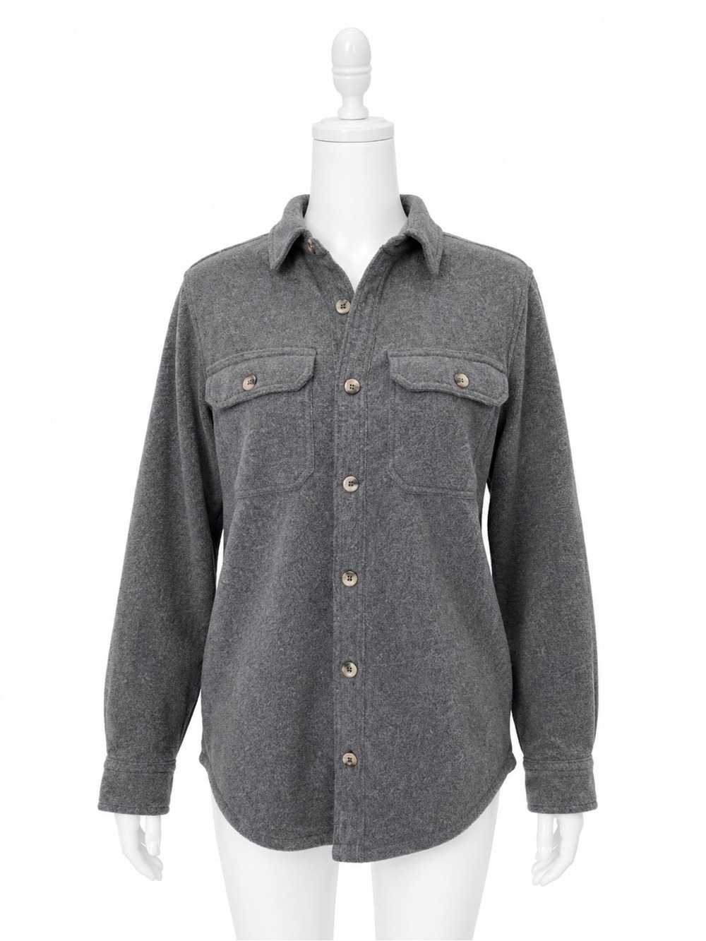 Original Supersoft Grey Shacket – Size Small